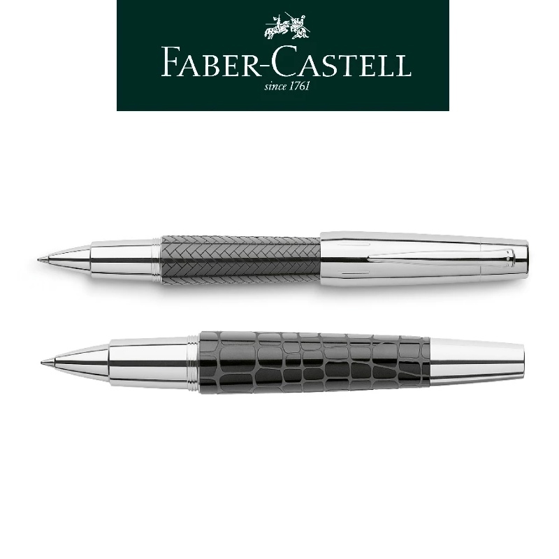 免費客製化刻字【Faber-Castell】E-MOTION天然樹脂雕紋鋼珠筆 送禮首選 台灣輝柏✿50B004